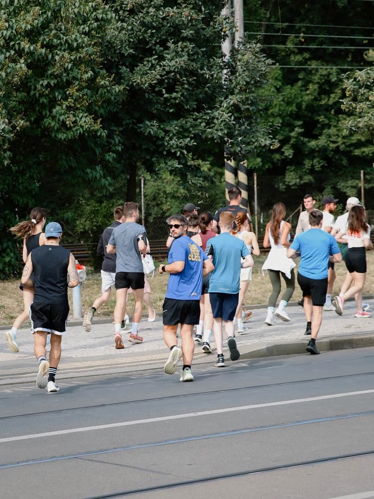 Fotka z běhu 1981 Run Club
